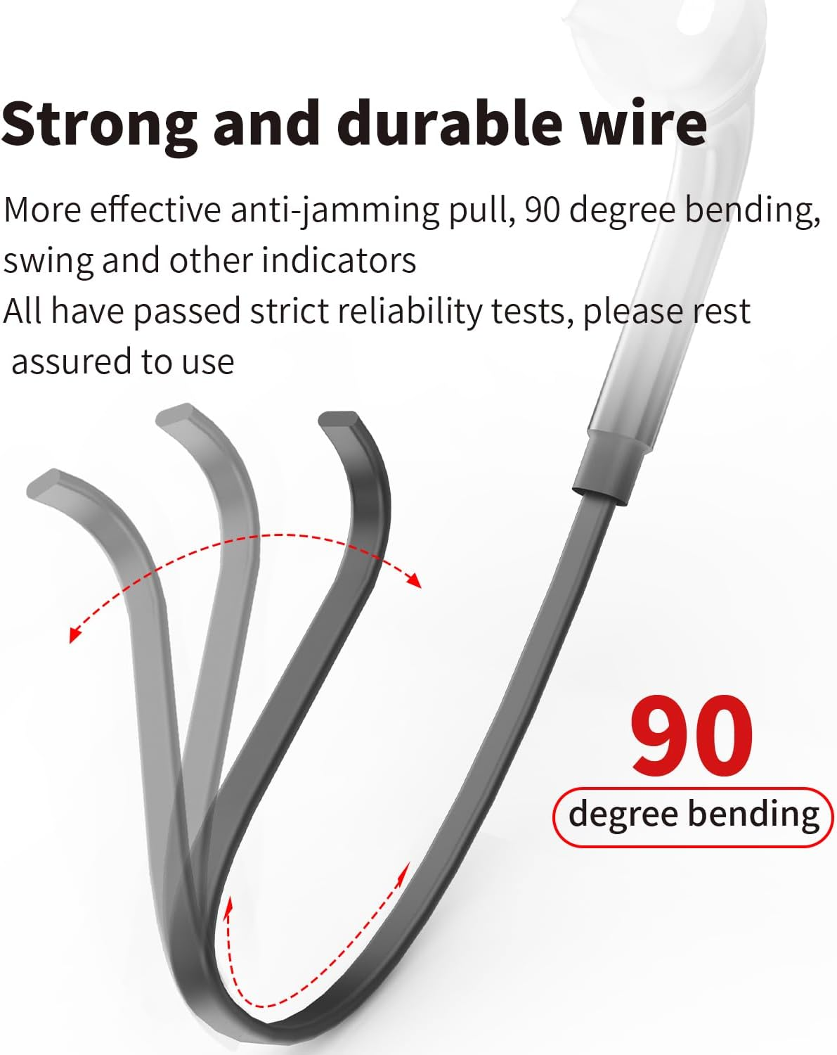 Zoyuzan 3.5 Mm Jack Ear Headphones (Pack of 2) - 1.2 M Cable with Microphone - Unisex - Schwarz - Wired - In-Ear - Headphones image number 3