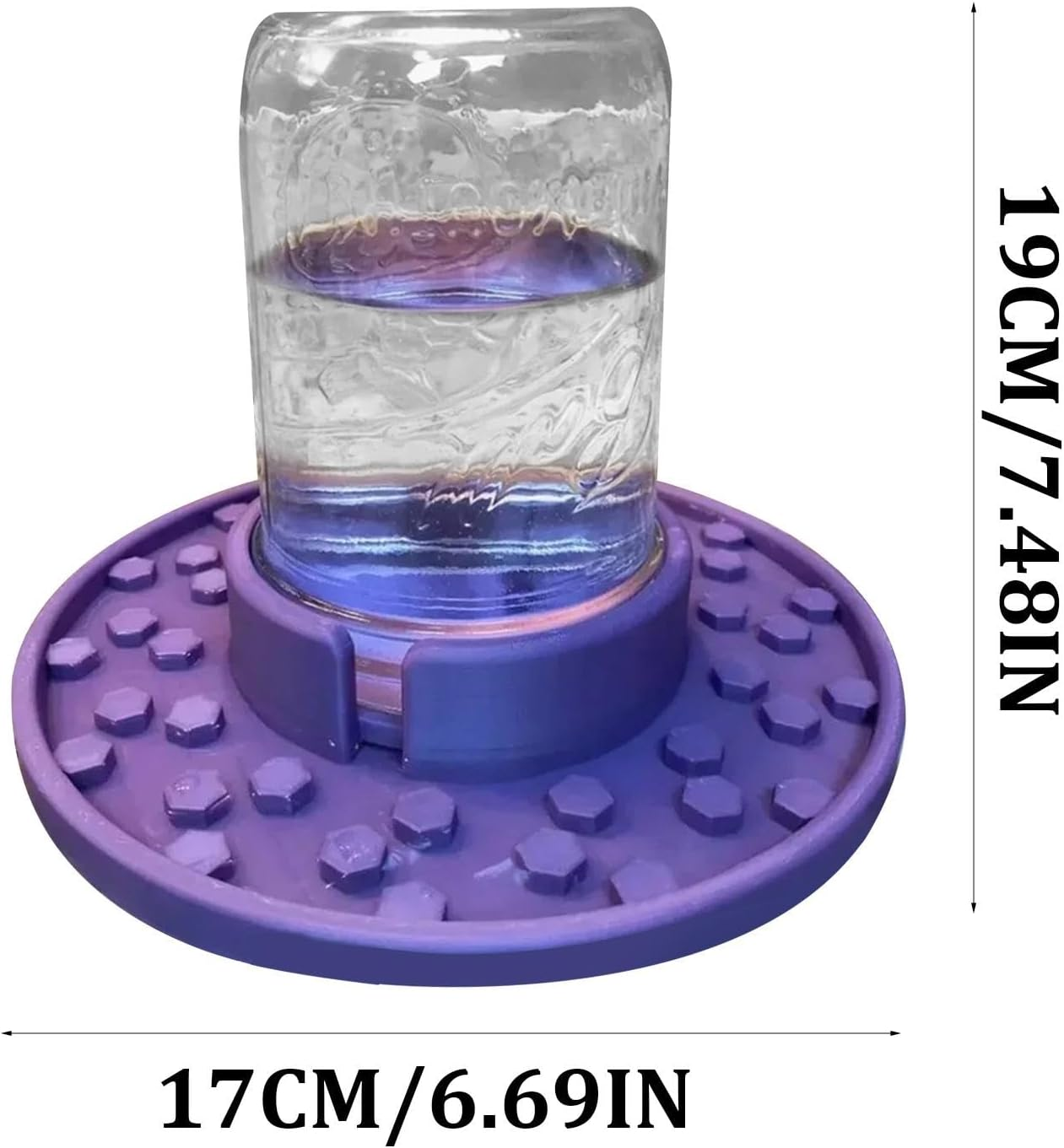 Bee Watering Station Mason Jar,Mason Jar Sugar Water Feeder for Bees - Hive Entrance Feeder, Bee Cups for Garden, Honey Bee Feeder, Used to Feed Water or Sugar Syrup, Bee Drinking Beekeeping Equipment image number 3