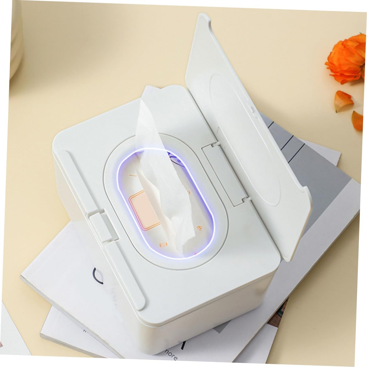 MAGICLULU Wipes Dispenser Plastic Wipe Holder Tissue Container Modern Style Tissue Box Bathroom Storage Organisation image number 1