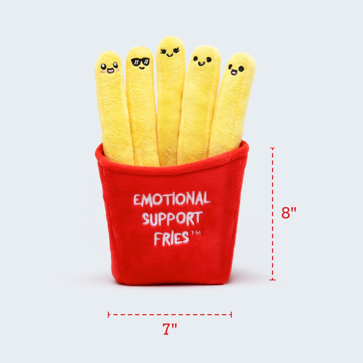 What DO You Meme? Emotional Support Fries - Plush Toy - the Perfect Cuddle Companion image number 5