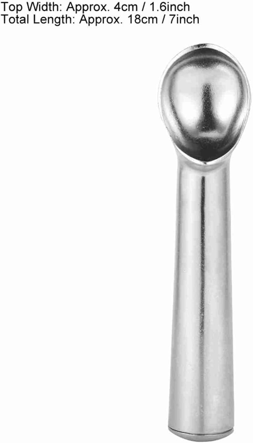 RASTKY Non Stick -Freeze Ice Cream Scoop Spoon Kitchen Tool - Ergonomic Aluminum Alloy Kitchen Tool for Gelato and Sorbet (#1) (#2) (#3) - Glossy Surface image number 3