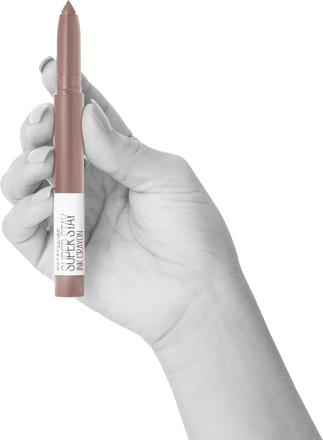 Maybelline Lipstick, Superstay Matte Ink Crayon Longlasting Nude Lipstick with Precision Applicator 10 Trust Your Gut - No. 105 On The Grind image number 5