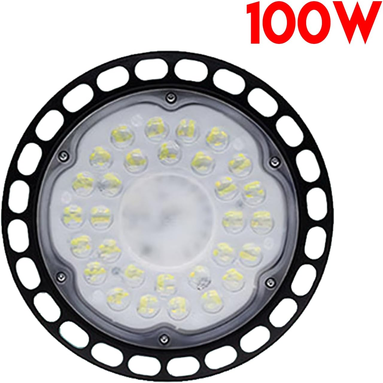 PORIYA 100W/300W/500W UFO LED High Bay Lights,6500K&Ip 65 Waterproof LED Light,Hangable with Hook/Chain, Plug-In for Factories, Warehouses, Workshops, Stores, Garages, Gyms, & Industrial Sheds image number 1