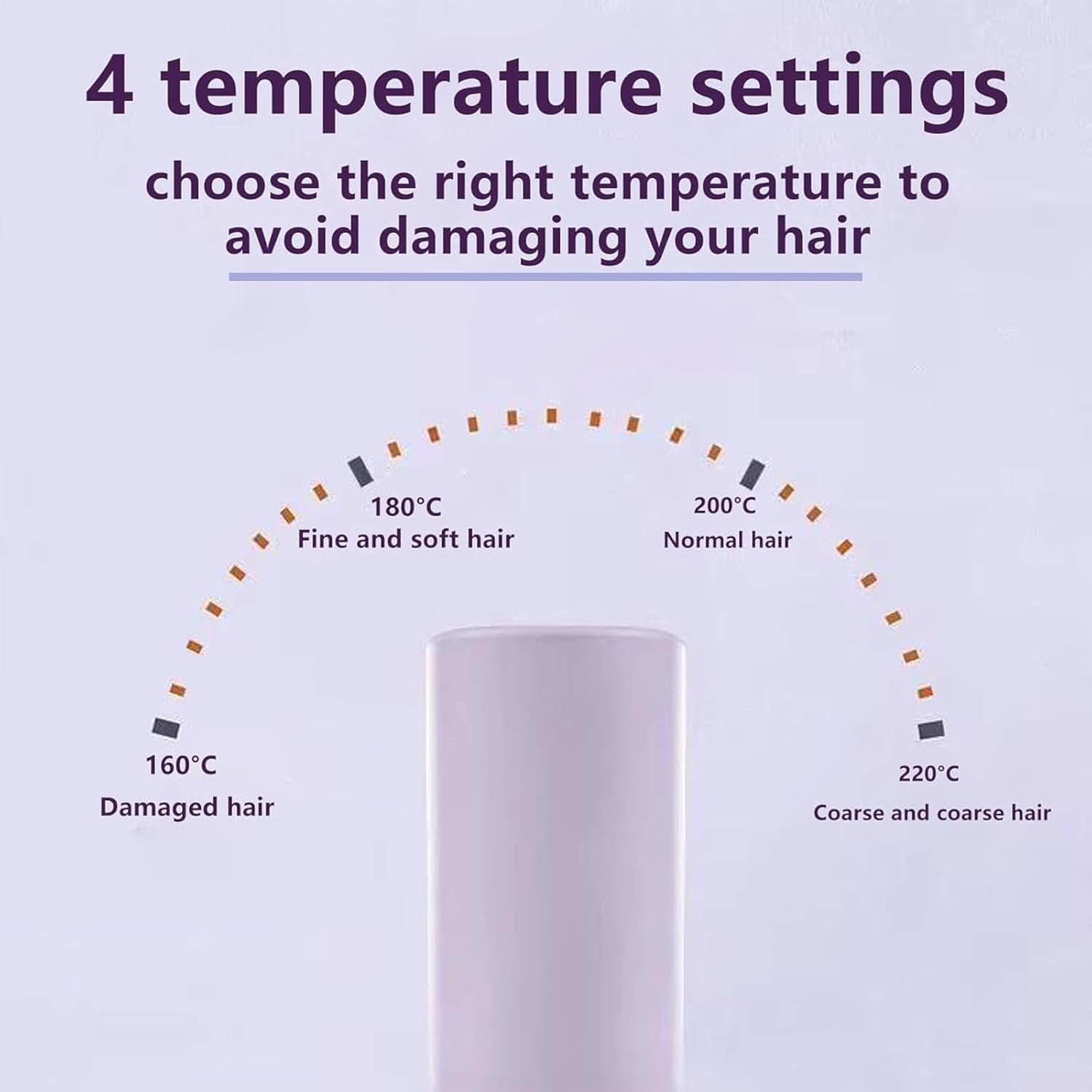 Explicitu Hair Styling Tool with Negative Ionic Technology, Homessencials Hair Styling Tool, 3D Curling Iron Double Sided for Quickly Creating Smooth Waves, Adjustable for Travel & Home (B1PCS) image number 3