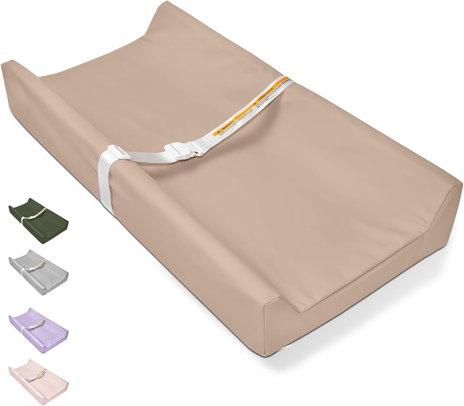 Baby Changing Pad - Vegan Leather Changing Pad, Wipeable Changing Pads, 31.5" X 16" Diaper Waterproof PU Changing Mat for Dresser Table image number 3