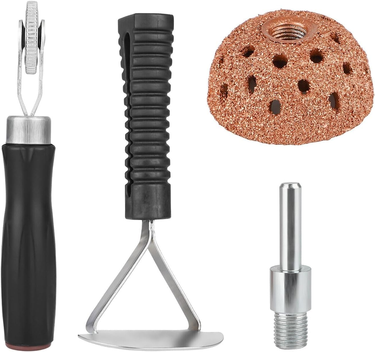 Tire Repair Patch Tools Wheel Strong Tire Patch Roller Kit Tungsten Steel Buffing Repair Buffing Whee Tire Buffing Wheels Repair Buffing Wheel for Car Tire Grinding Polishing Accessories Kit image number 6