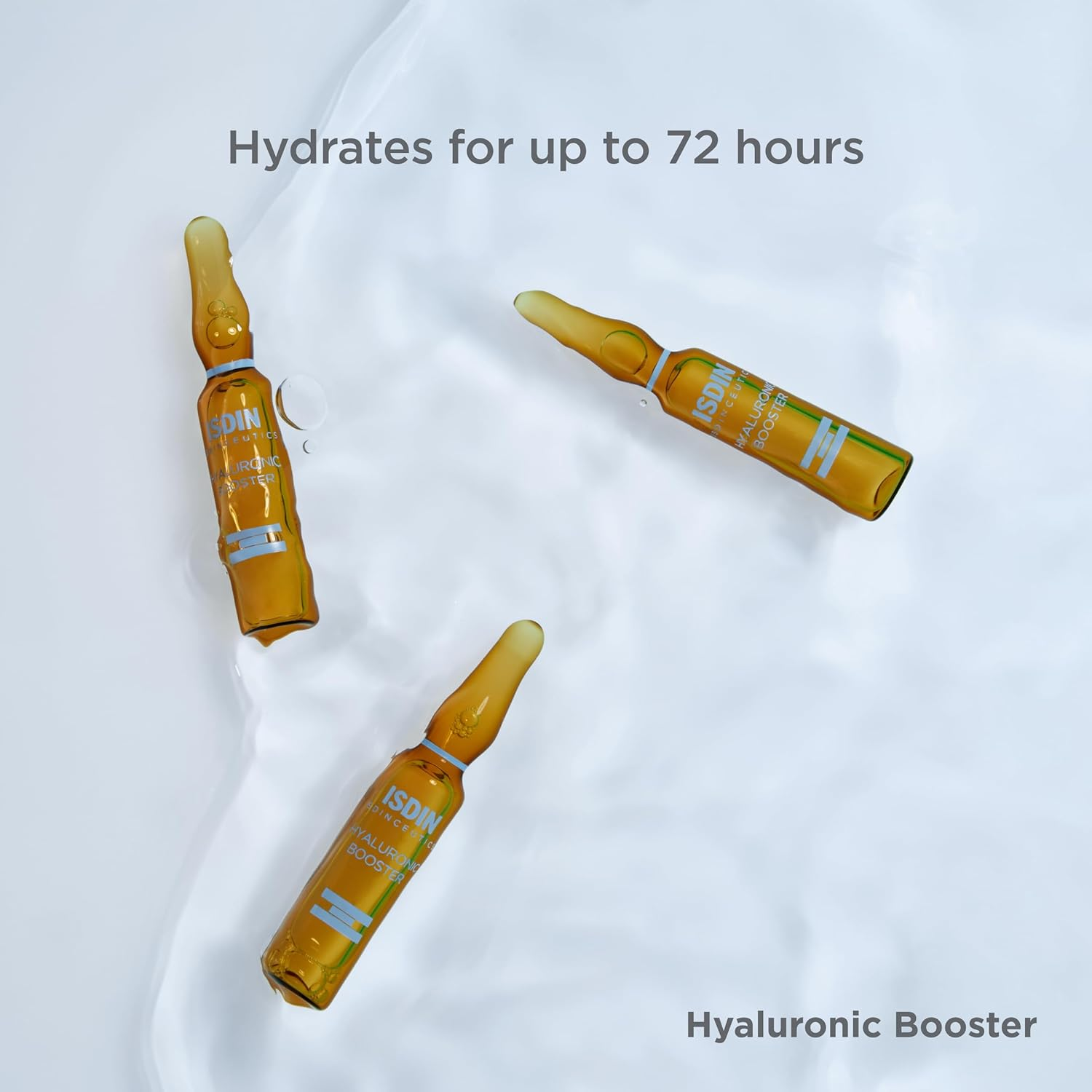 ISDIN Isdinceutics Hyaluronic Booster, Moisturising Serum and Intensive Care, 10 Ampoules image number 1