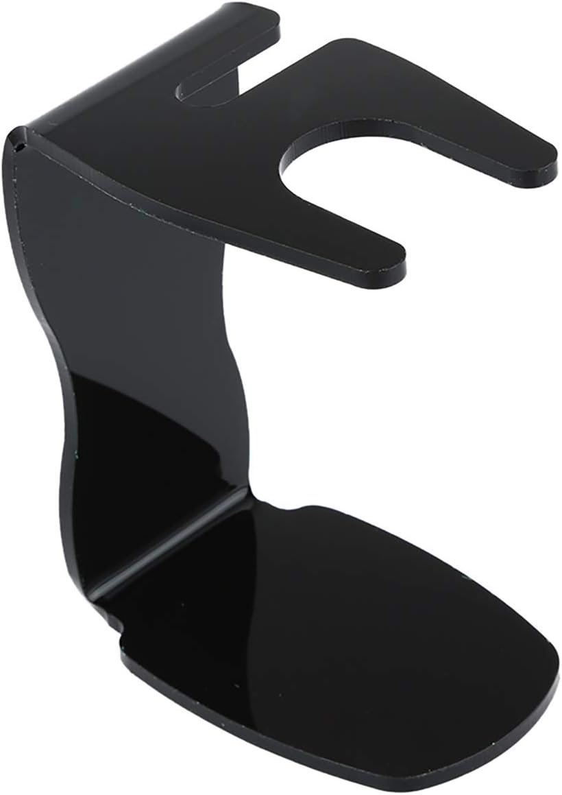 3 in Shaving Brush Kit Shaving Frame Base + Shaving Soap Bowl + Shaving Bowl Modern Design H Shaving Brush Rylic S Shaving Cleaning Tool Black image number 3