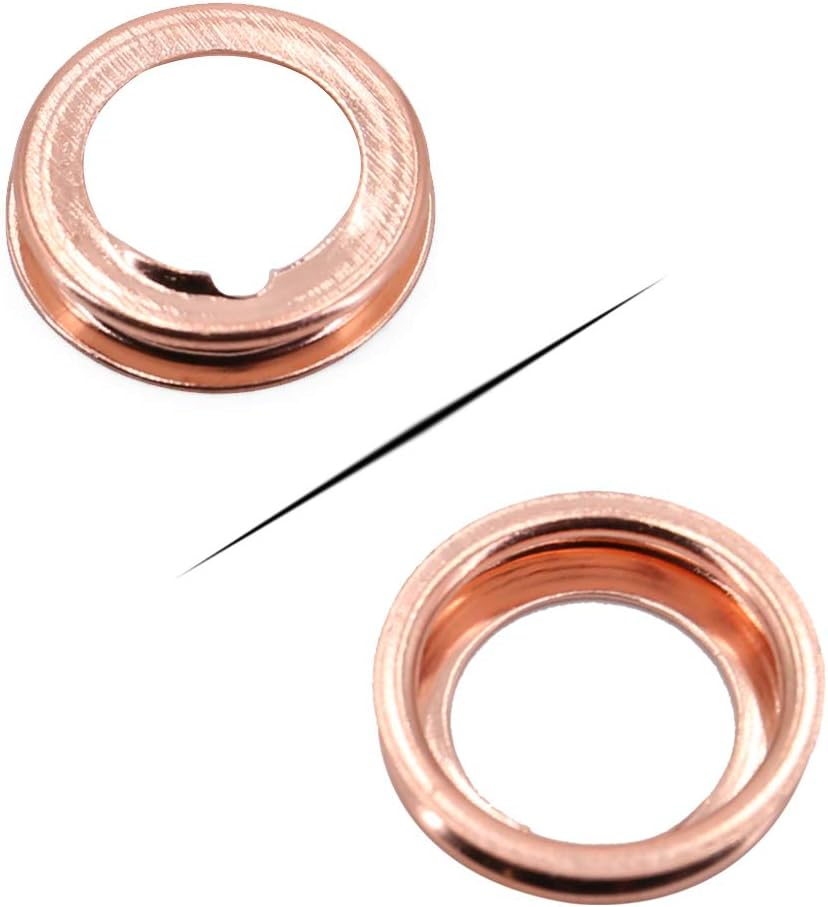 UTSAUTO 12 Pcs Copper Oil Drain Plug Gaskets M12 Oil Crush Washers Seal F4XY-6734-A 11026-01M02 11026-JA00A Replacement for Ford Rogue Sentra Xterra Altima Frontier Armada Jukes 350Z Infiniti G35 G37 image number 6