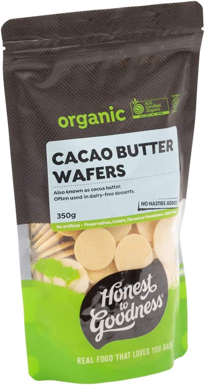Honest to Goodness Organic Cacao Butter Wafers 350 G image number 1