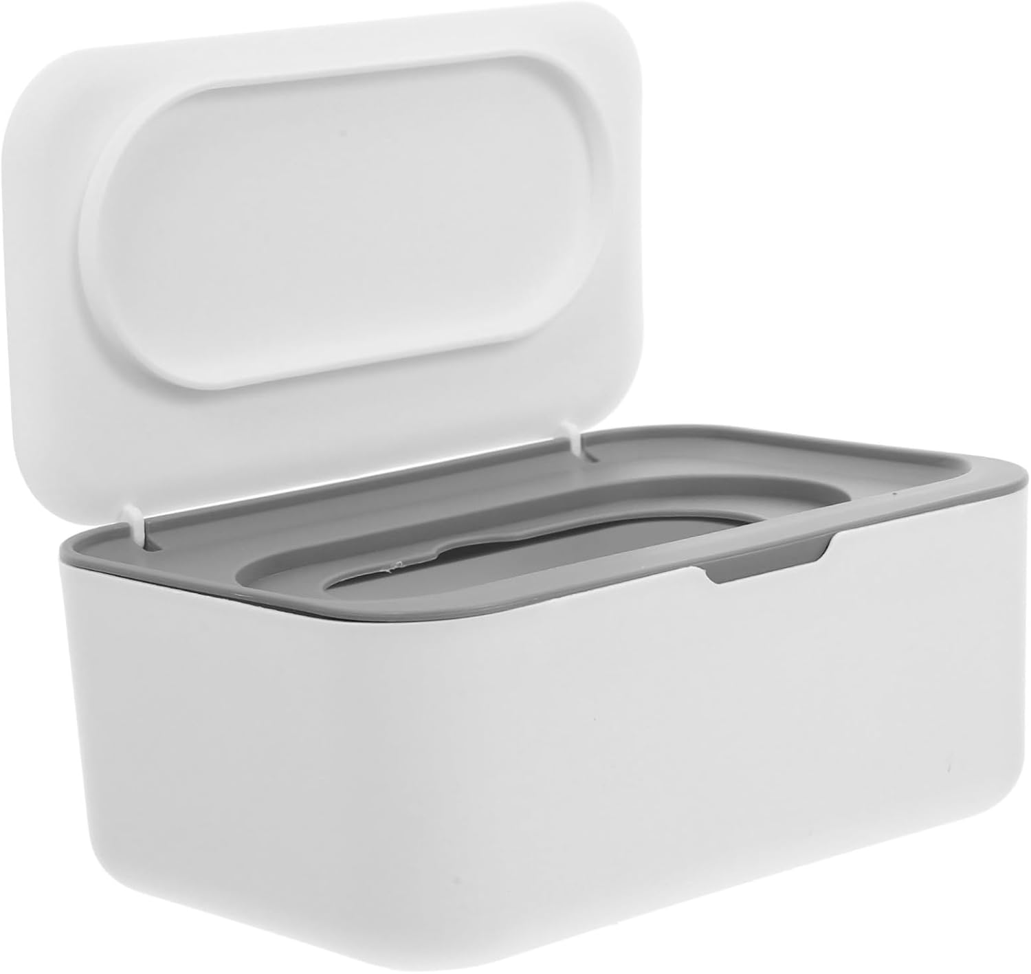 Farmhouse Style Tissue Box Cover Refillable Wipes Box Dispenser for Bathroom and Car image number 1