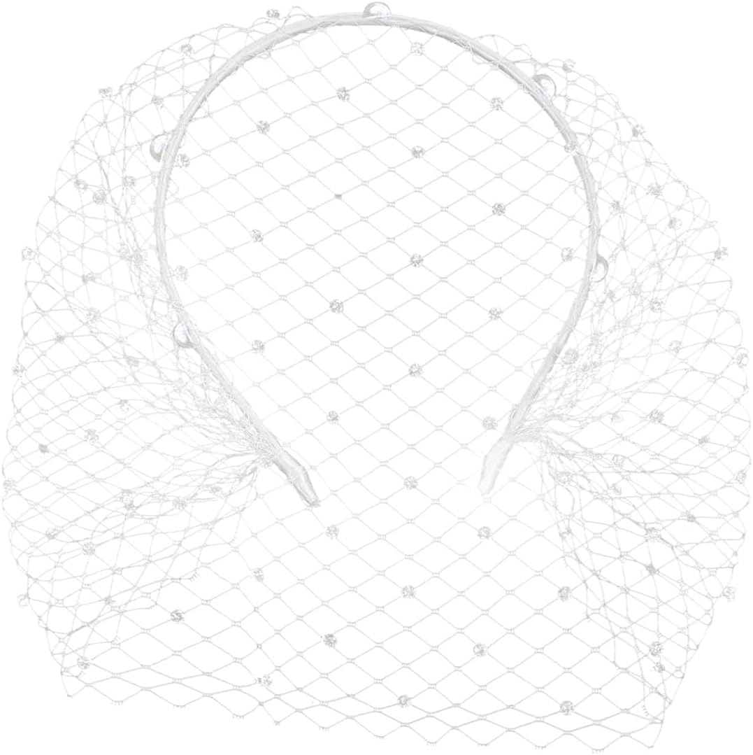 Lopsity Mesh Veil Headband