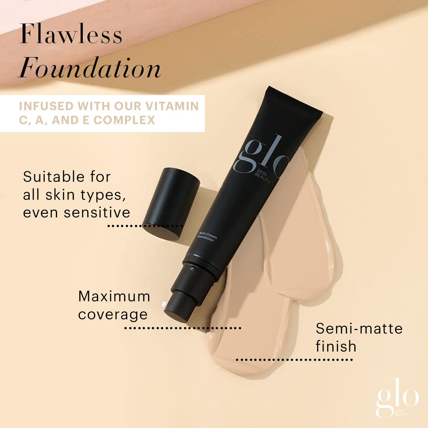 Glo Skin Beauty Satin Cream Foundation - # Natural Fair 40Ml/1.4Oz image number 3