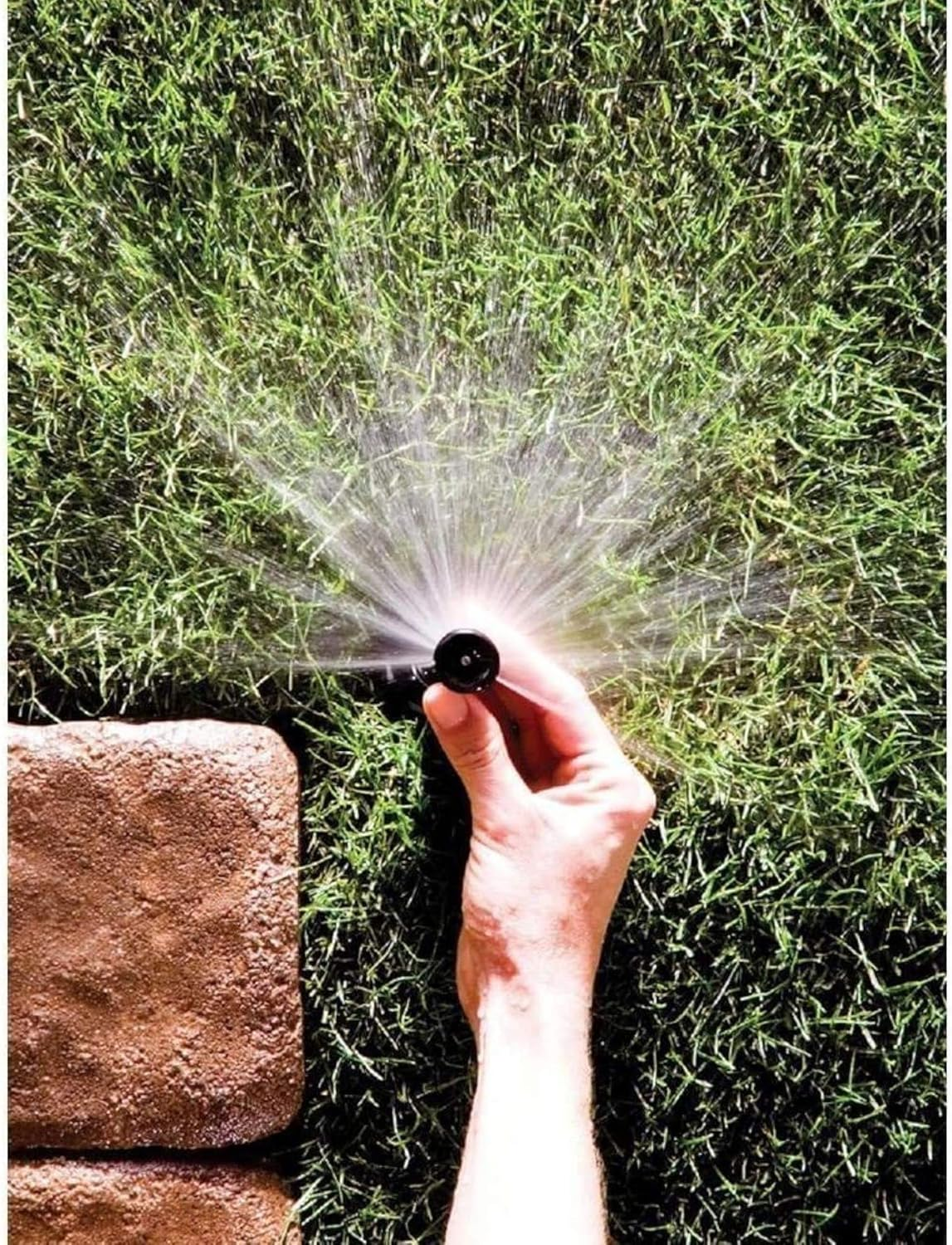 Rain Bird 1806APPRS Pressure Regulating (PRS) Professional Pop-Up Sprinkler, Adjustable 0&deg; - 360&deg; Pattern, 8' - 15' Spray Distance, 6" Pop-Up Height,Black image number 3