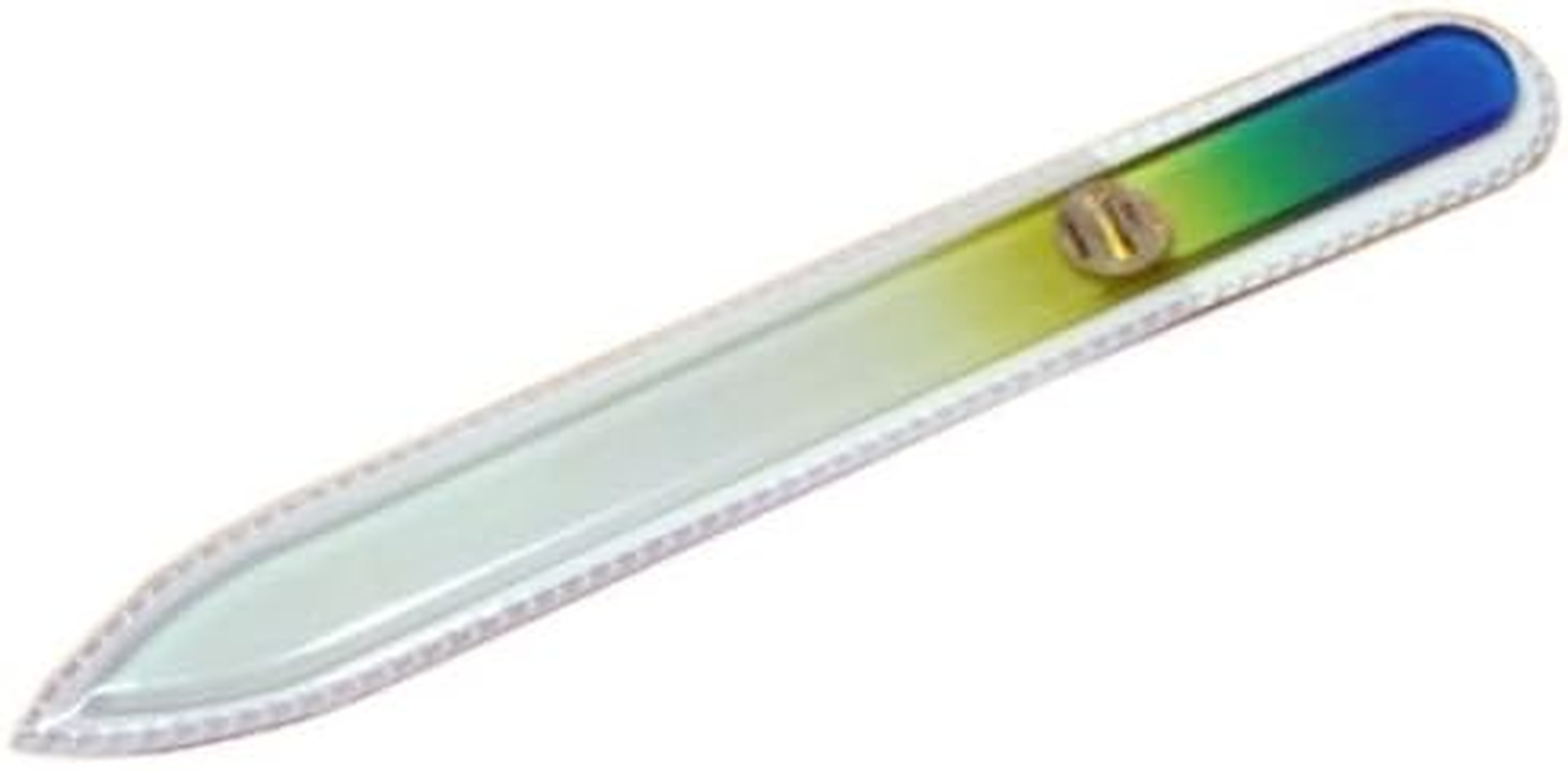 Blajek Glass Nail File 140Mm Single Sided (Green Gradient #04)