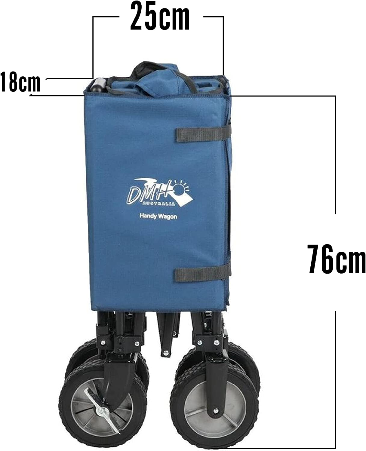 DMH Handy Folding Wagon Trolley Cart image number 3