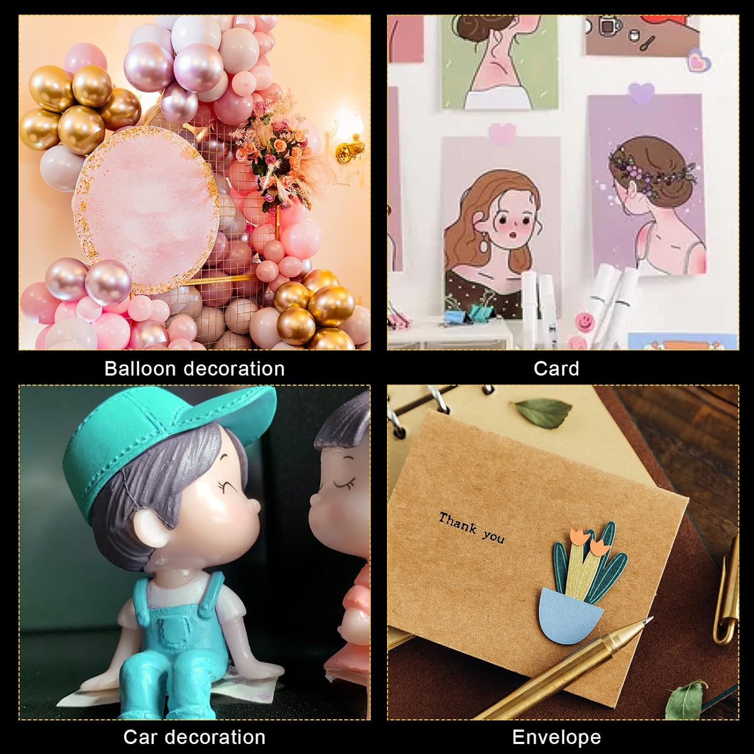 500Pcs Clear Mounting Putty, Removable Gel Glue Putty Museum Adhesive Tacky Putty Double Sided Sticky Dots Small Nano Putty No Trace Sticky Putty for Wall Hanging Poster Pictures Crafts (0.47X0.31") image number 2