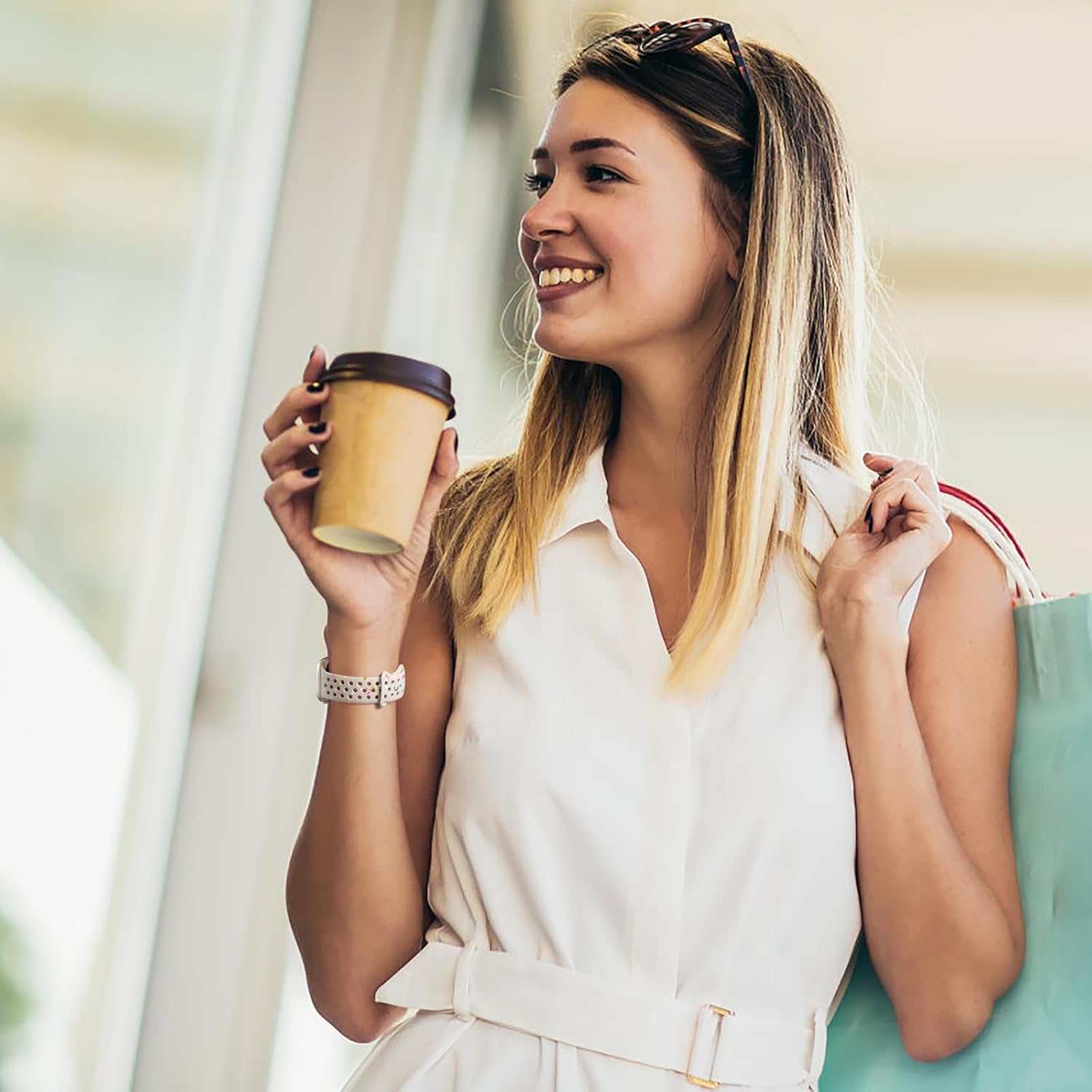 WJK Compatible with Apple Watch Band 38Mm 40Mm 41Mm 42Mm 44Mm 45Mm 46Mm 49Mm Women Men, Recycled Plastic Breathable Sport Strap for Iwatch Series 11 10 9 8 7 6 5 4 3 2 1 SE Ultra 3 2 1, Multi Colors image number 6