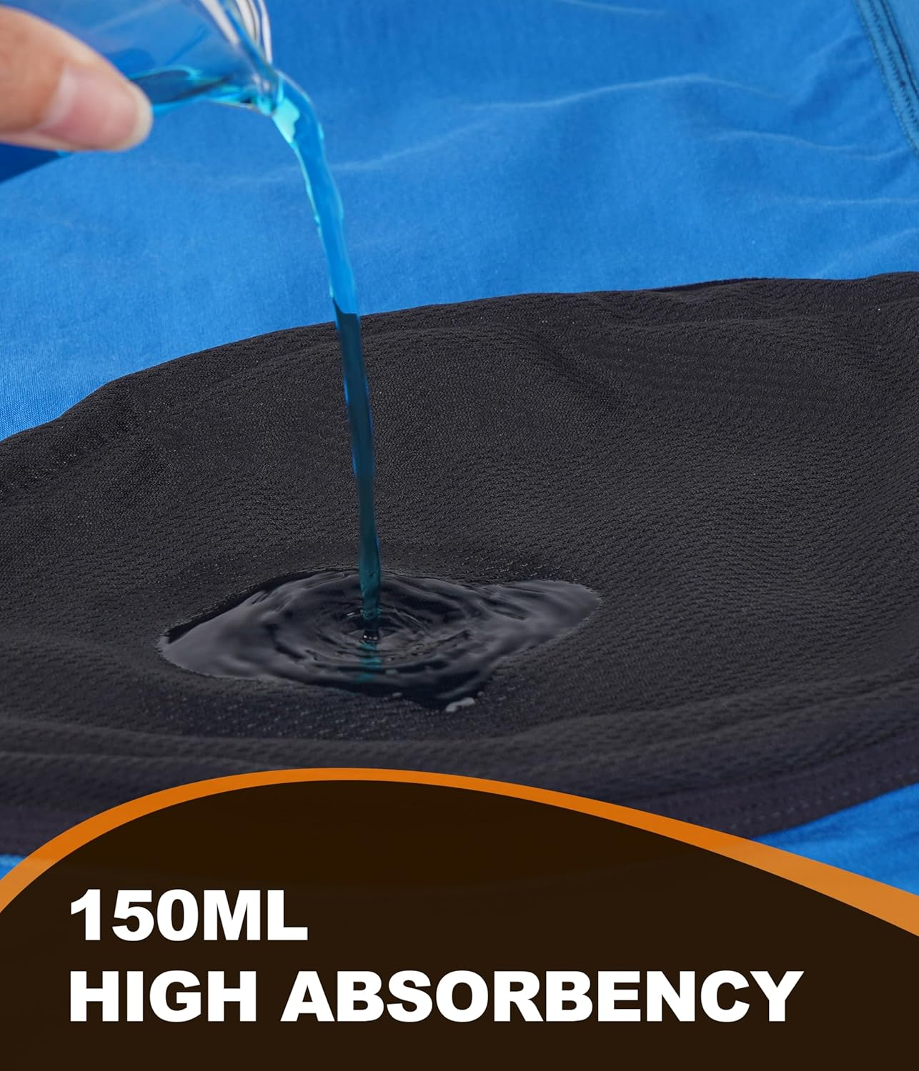 SUNCHIRI Men'S Incontinence Underwear, 150 ML Absorbency Washable and Reusable Cotton Leakproof Protection Boxer Briefs 3 Pack (Multicolor, Medium) image number 4