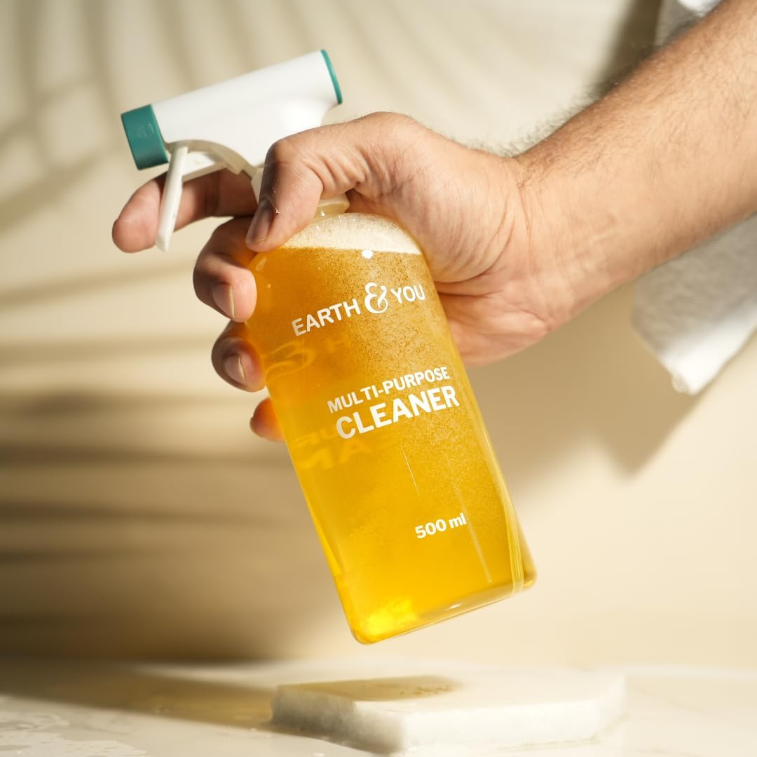 Earth & You Multisurface Cleaner Tablets (6 Pack) &ndash; Powerful Grease Removal & Fresh Lemon Fragrance &ndash; Compostable & Recyclable Packaging image number 1