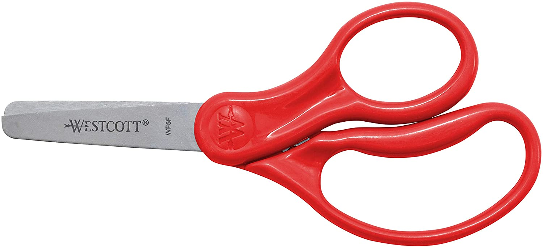 Westcott 16454 Right- and Left-Handed Scissors, Kids' Scissors, Ages 4-8, 5-Inch Blunt Tip, Assorted, 6 Pack image number 3