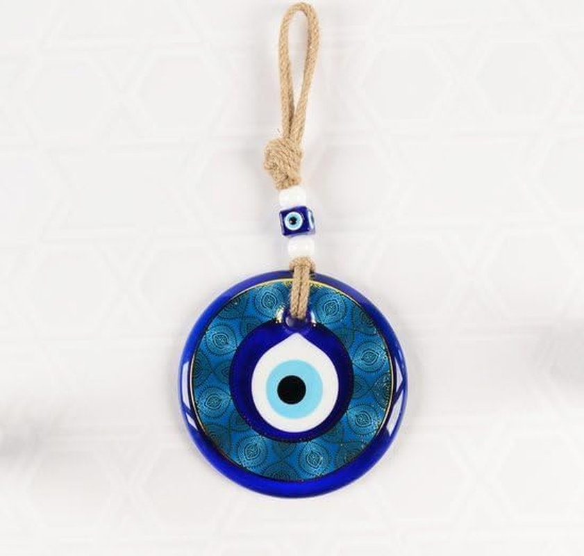 BABY SHOWER CHOCOLATE Evil Eye Wall Hanging, Home Decor, Good Luck Charming, Evil Eye Wall Decor, Nazar Boncuğu, Gift Ideas for a New Home Office, TM1001-13 Cm image number 3
