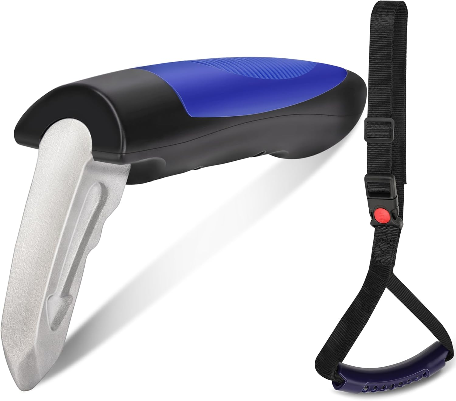 NINEMAX Car Door Grab Handle and Strap Tool Kit - Mobility Aid Auto Assist Grab Bar Vehicle Seat Transfer Handles Handicapped Accessories - Car Door Assist Handle for Elderly(Blue)