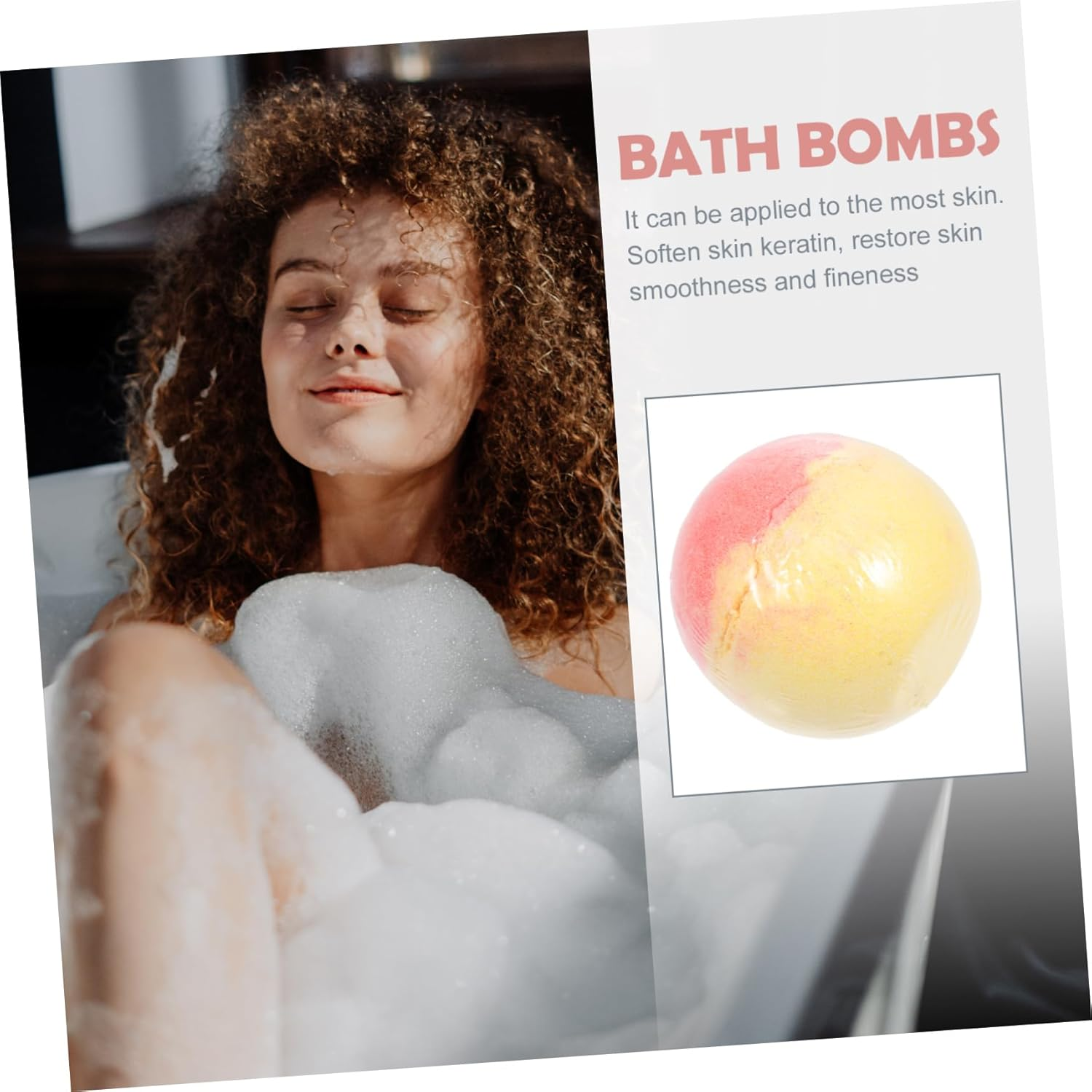 Bathing Sea Salt Moisturizing Essential Oil Bath Sphere for Relaxation and Skin Nourishment Mother Day for Spa image number 1