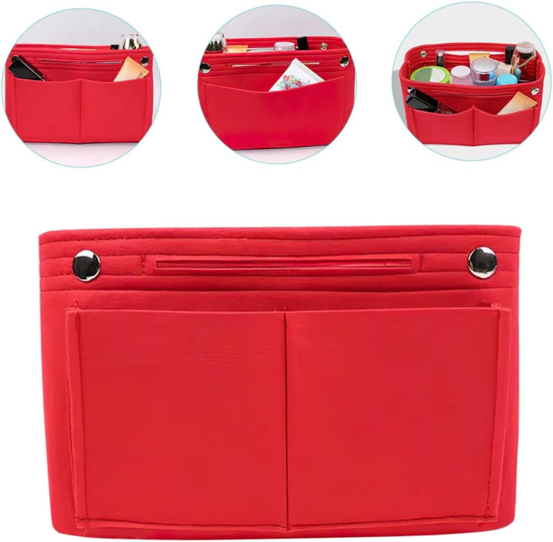 Zerodeko 3Pcs Purse Organizer Insert Travel Handbags Bag Organizer for Purse Tote Bag Insert Multi-Compartment Storage for Shoulder image number 1