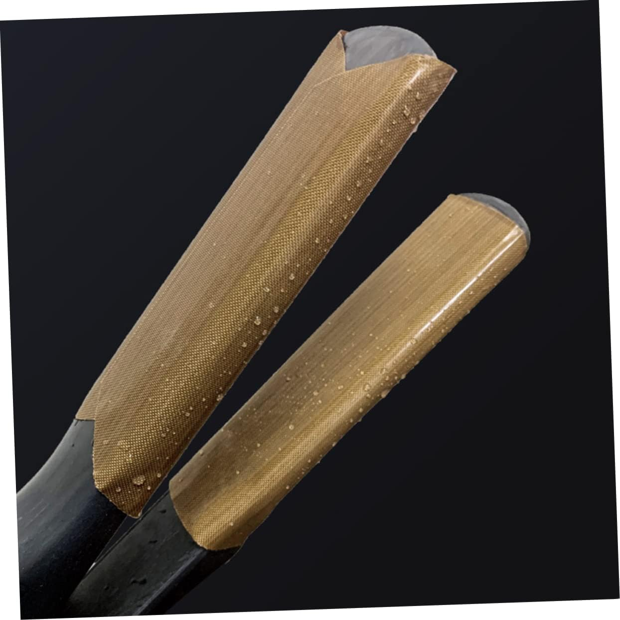 Baluue 40Pcs Heat Insulation Straightener Sticker for Salon Fabric Curling Iron Sticker Protects Hair Tools during Straightening and Curling image number 3