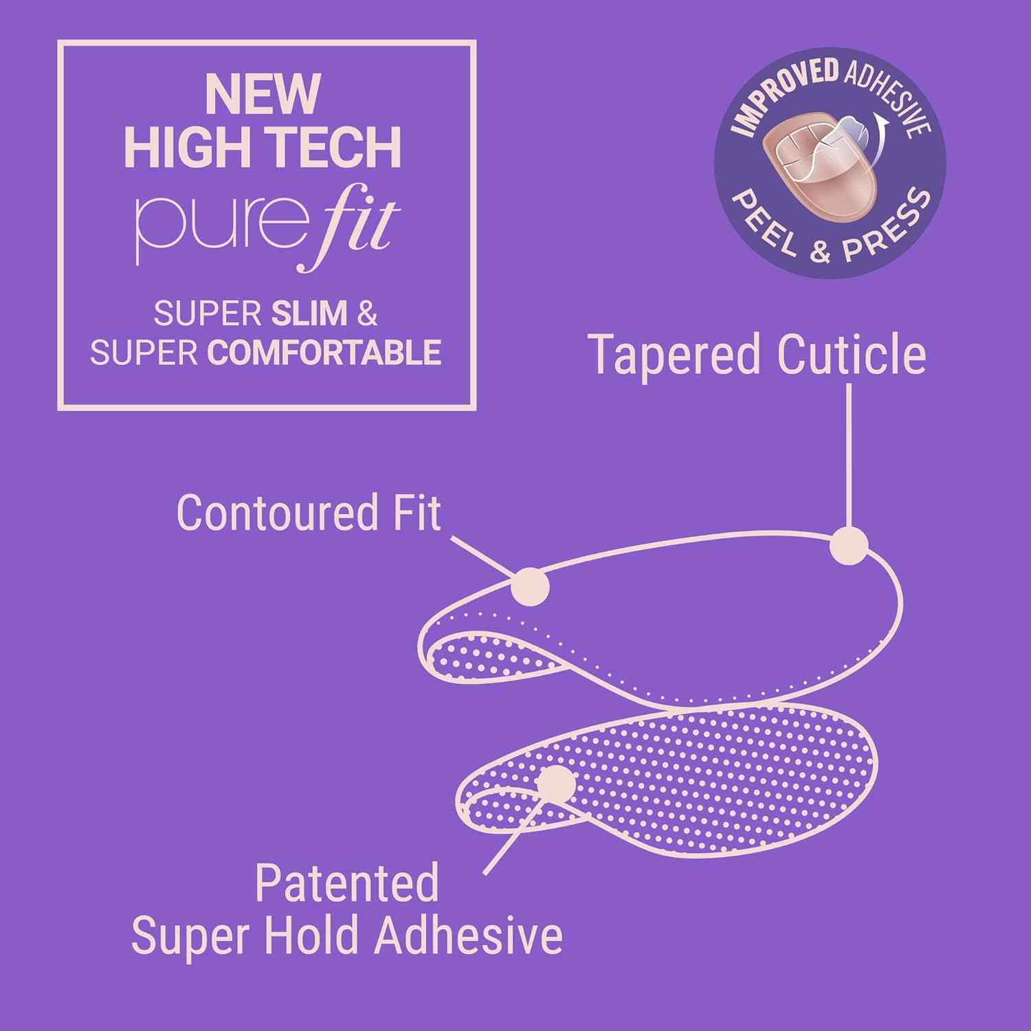 KISS Impress No Glue Mani 30 Pcs Press on Nails, Medium Coffin Design Nail, Red & Pink Flower Print, Simple Peel & Press Easy Apply, Hassel-Free Removal, Essential Tools Included