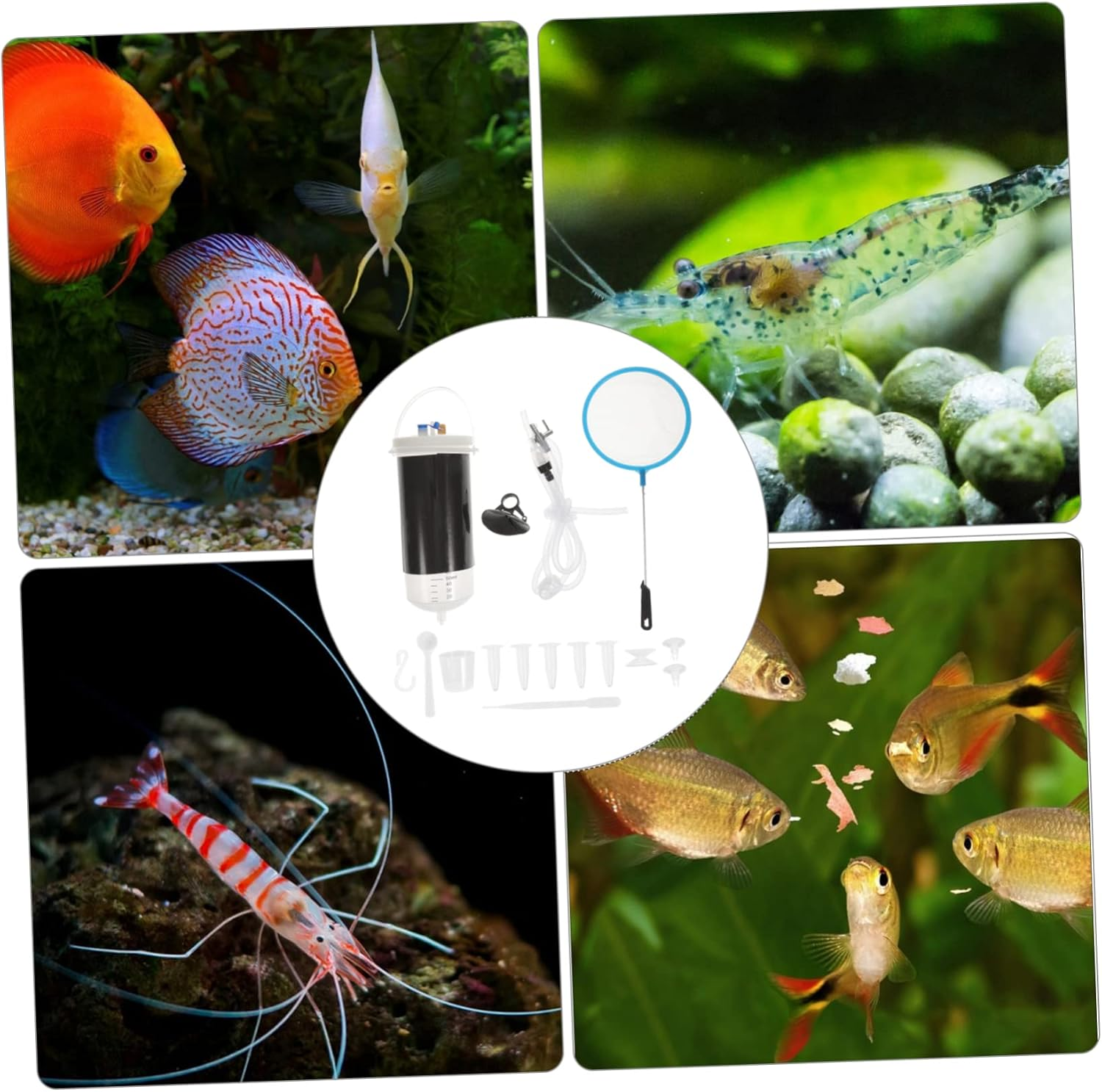 COLLBATH Brine Shrimp Incubating Box Aquarium Hatchery Tank Plastic Shrimp Hatchery Container for Fish Breeding and Aquatic Pets image number 5