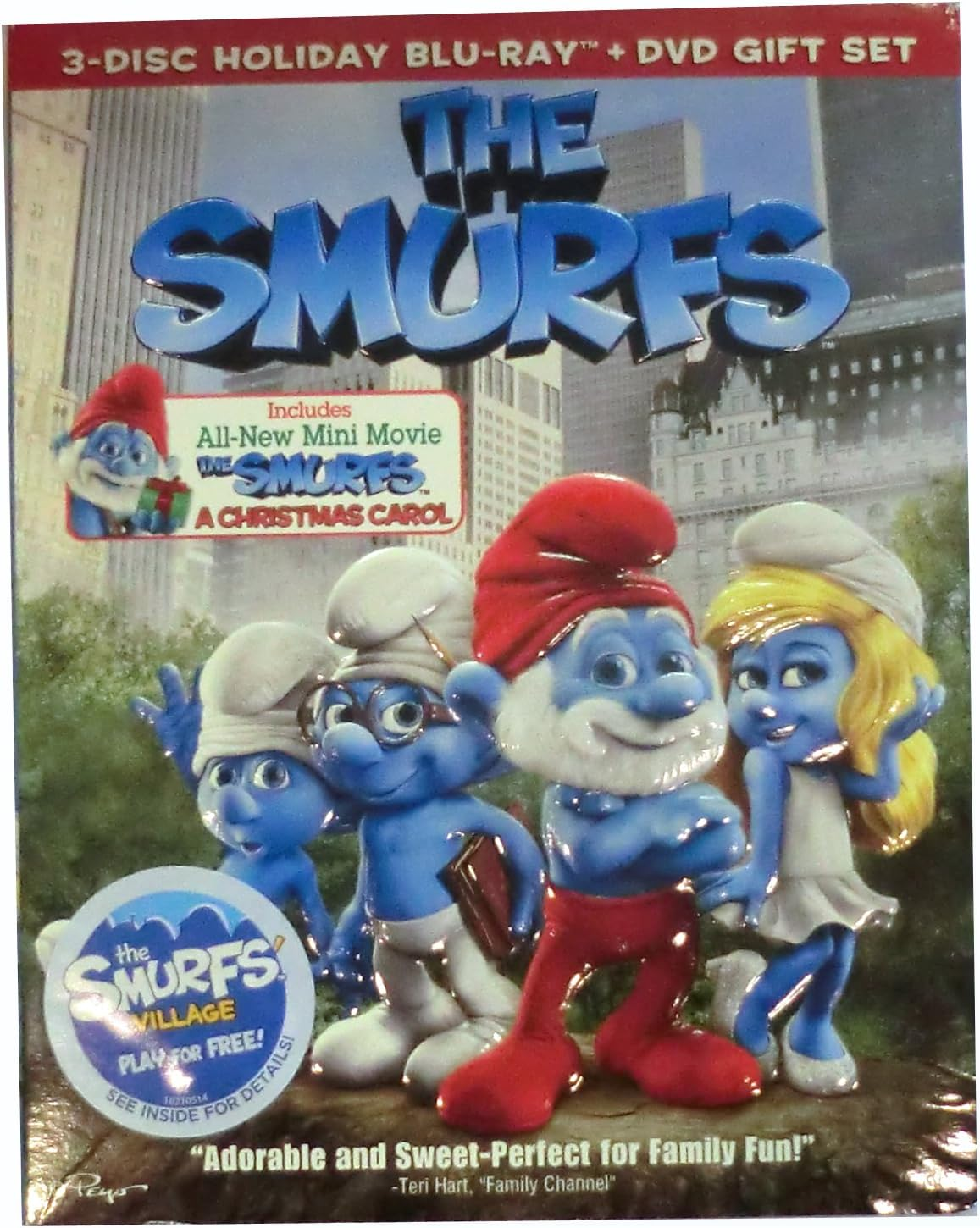 SMURFS (2011/BLU-RAY/DVD COMBO W/CHRISTMAS CAROL GIFT SET/3 DISC/O-SLEEVE) SMURFS (2011/BLU-RAY/DVD image number 1