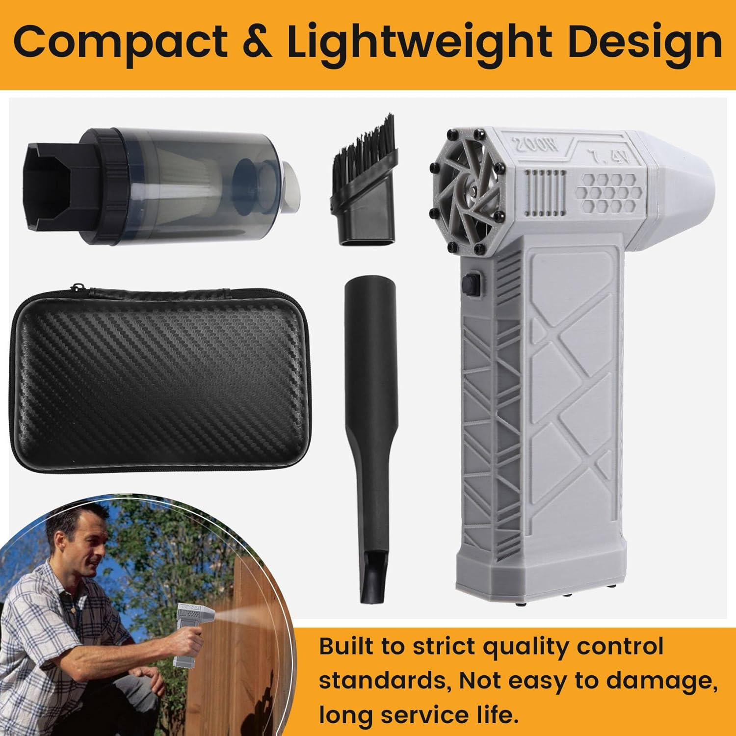 Xioaue Vacuum Hairdryer Accessory Removable Turbojet Blower Adapter X3 Handheld Turbofan image number 2