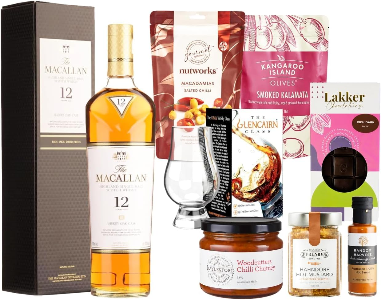 Luxury Whisky & Gourmet Delights Gift Hamper, Quality Spirit & Snacks Collection, Perfect Birthday or Thank You Gift, Thoughtfully Curated image number 1