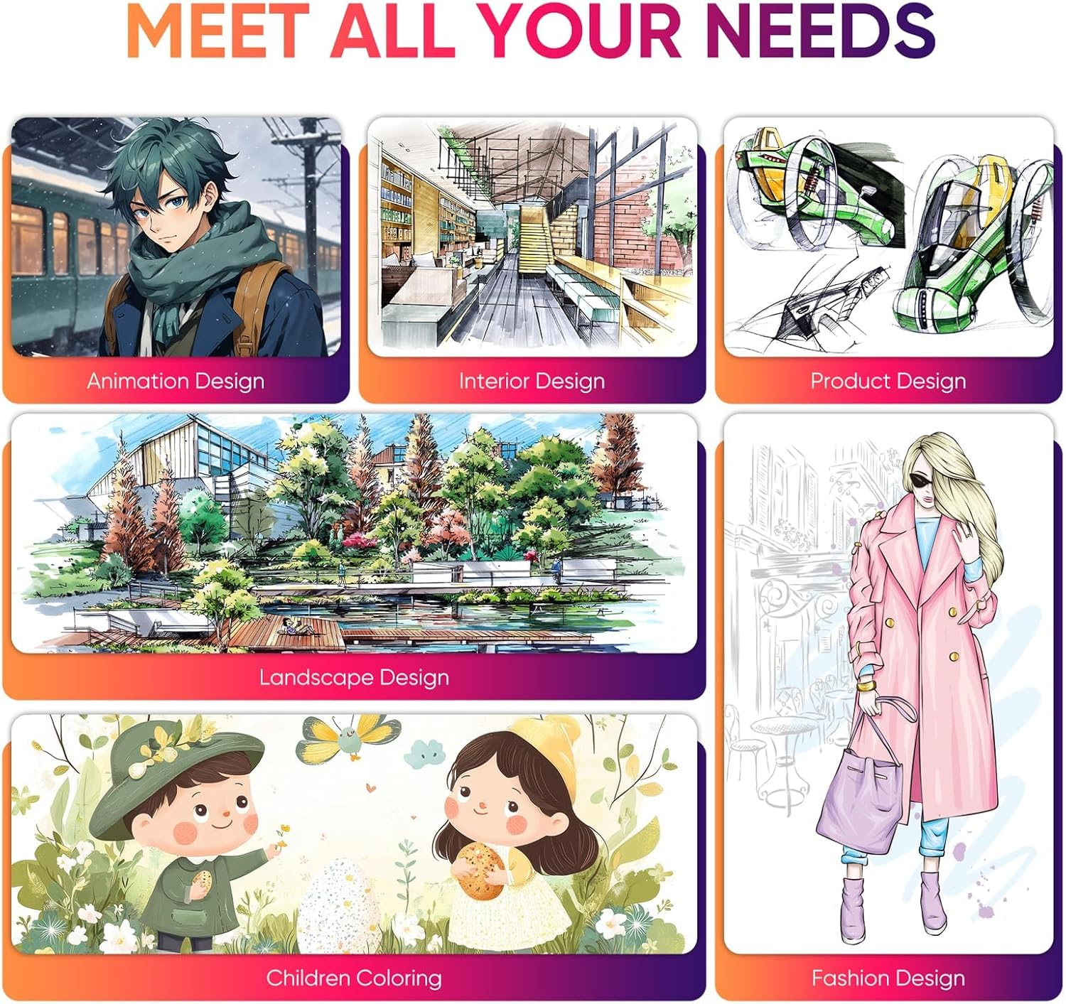 XIULIUU 168 Colors Alcohol Markers Set, Art Markers for Kids Adults Artists Coloring Painting Sketching, Alcohol Dual Tip Drawing Marker Set Perfect for Boys Girls Students Gift (168) image number 2