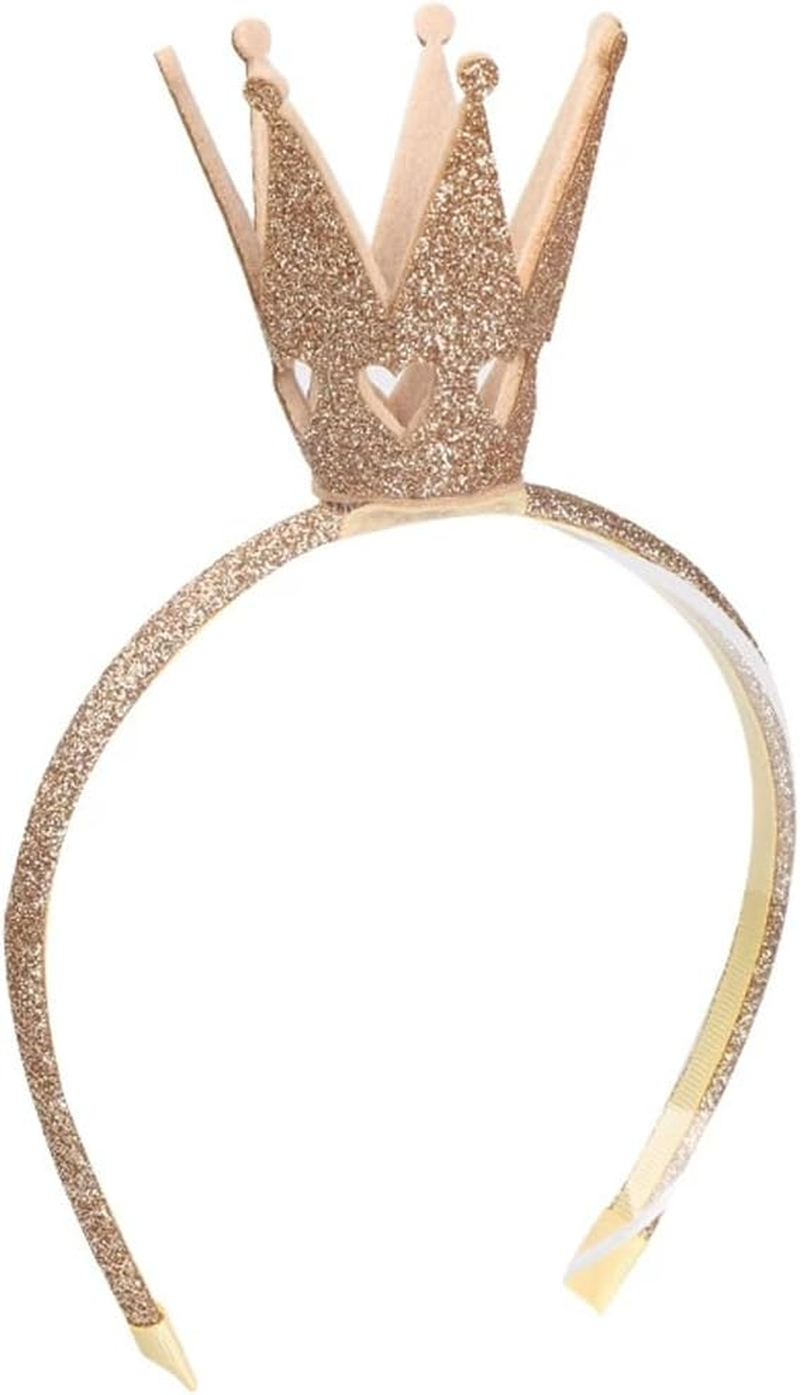 Girls Glitter Crown Hairband Princess Headband Bands for Women Baby Kids Toddler, Crown Shiny Headband Girls Rhinestone Headwear Hair Accessories for Birthday Party image number 1