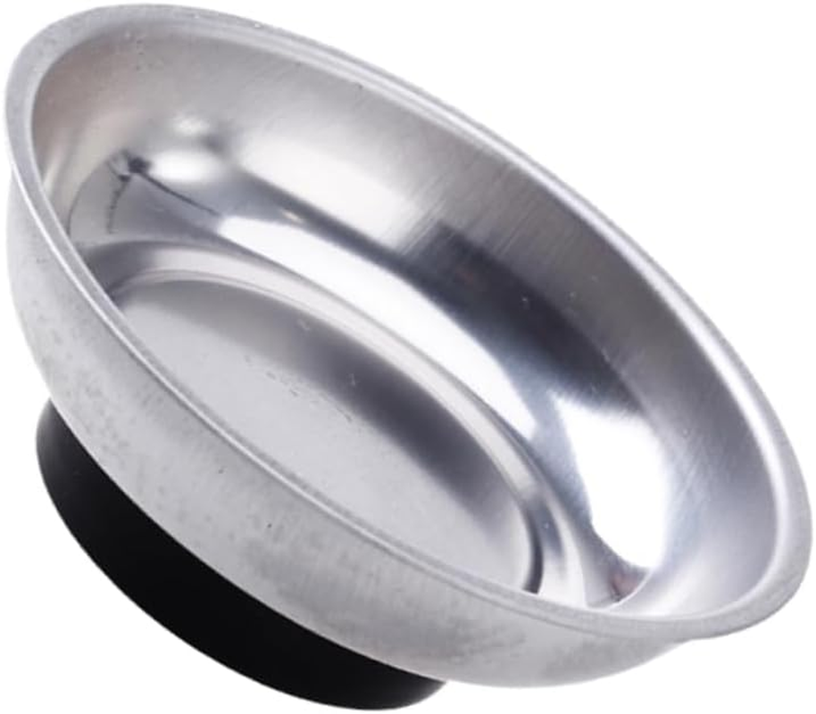 Mobestech 4-Inch Stainless Steel Magnetic Parts Tray Bowl Strong Magnetic Parts Holder for Screws and Tools Workshop Use image number 2