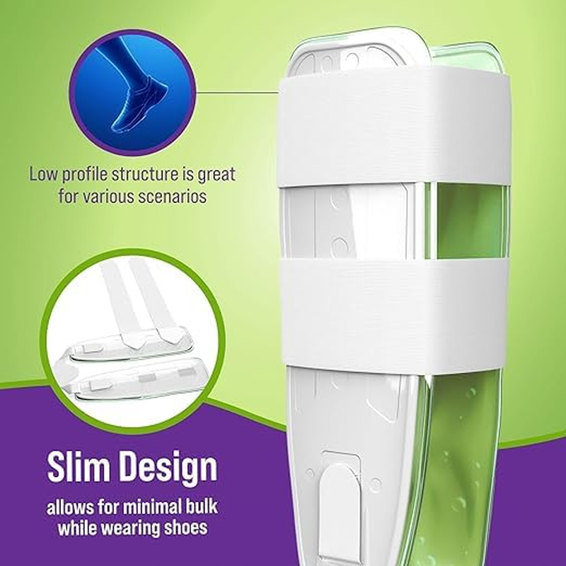 Premium Air Stirrup Ankle Brace Stabilizer with Air & Gel Cold Therapy - One Size Fits All image number 6