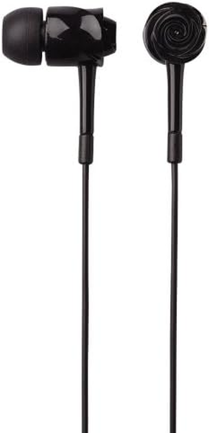 ELECOM Ear Drops Rose In-Ear Headphones Rose Flower (Purple) EHP-AIN50PU