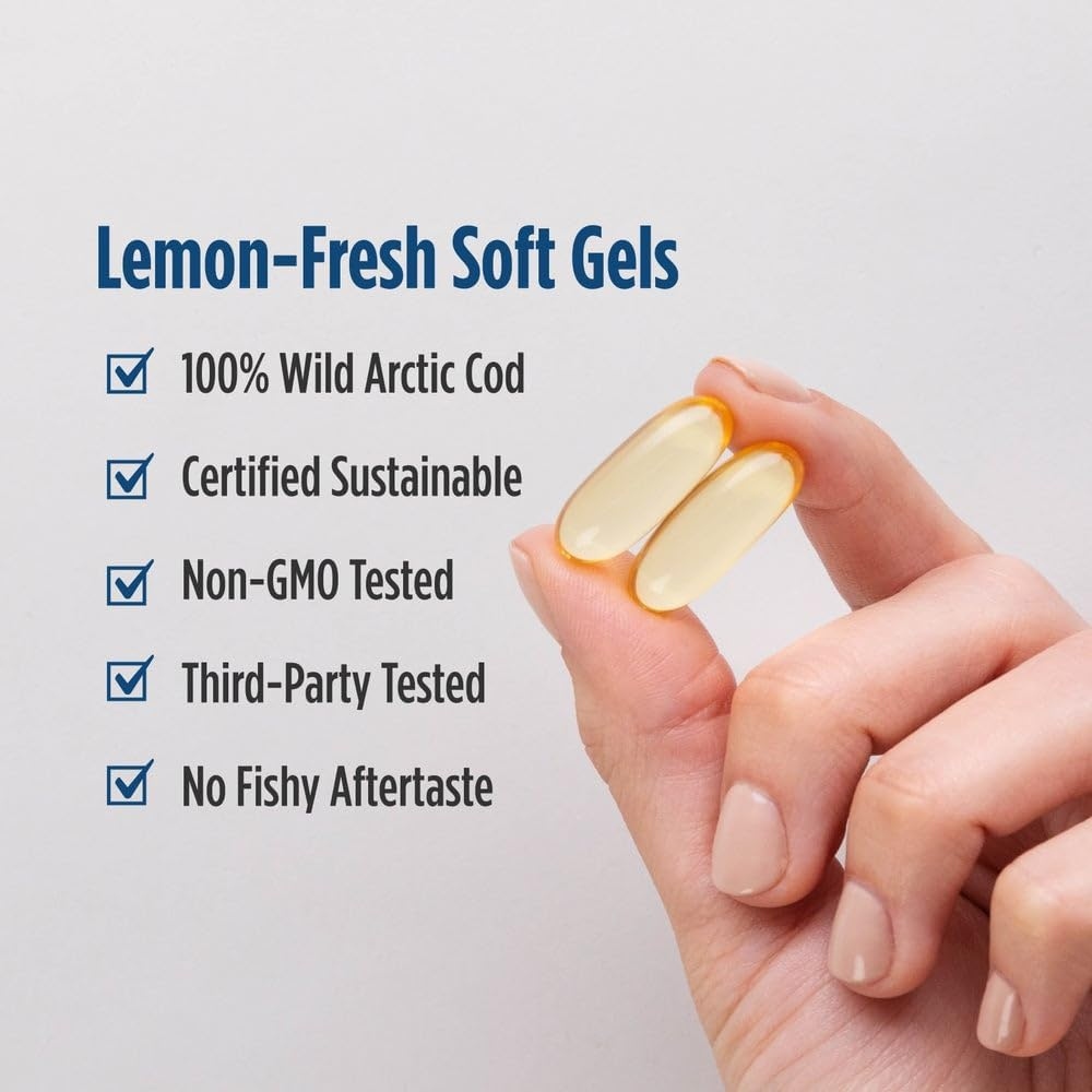 Nordic Naturals - Arctic CLO, Heart and Brain Health, and Optimal Wellness, 180 Soft Gels image number 6