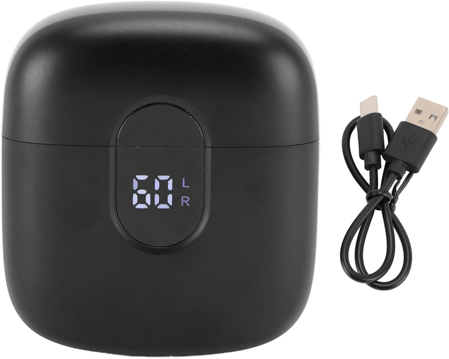 Jectse Language Translator Earbuds, 5.3 Simultaneous Translation Device, 137 Languages Online Translator with APP, Charging Case, Power Display image number 3