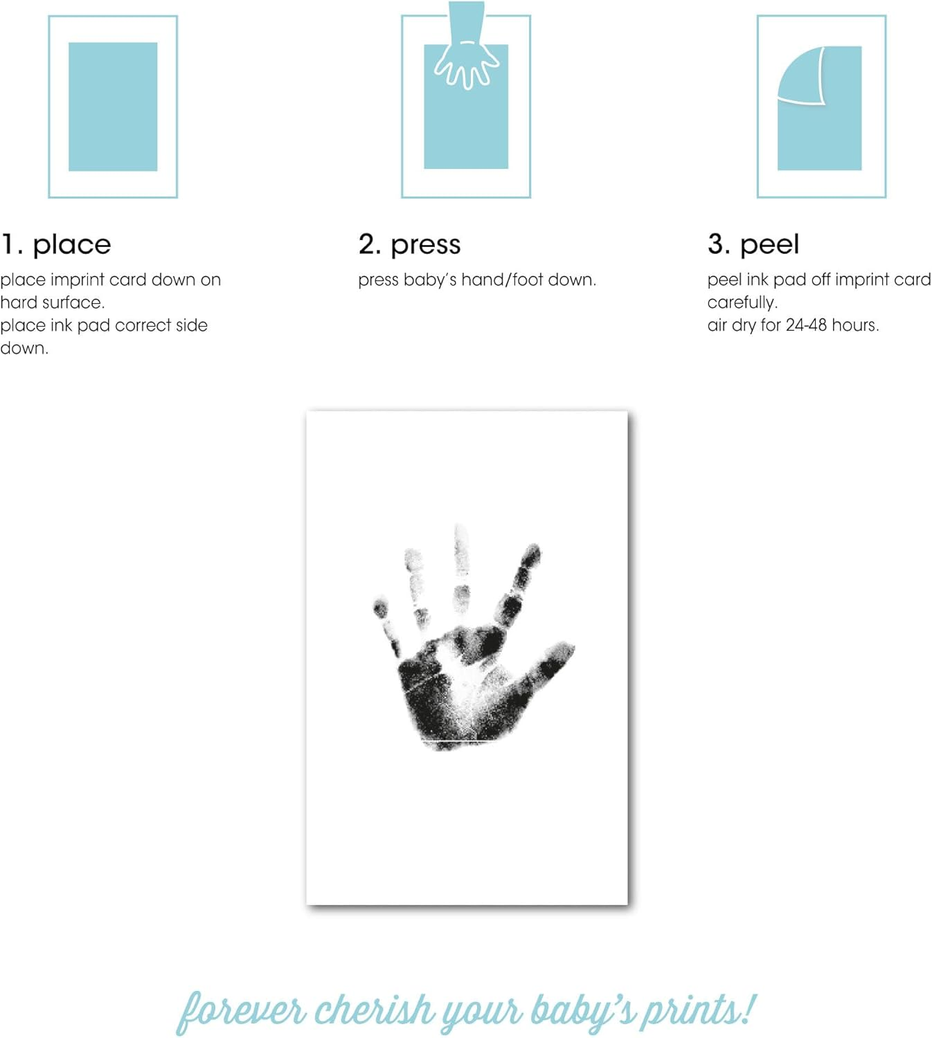 Pearhead Linen Memory Book for Baby Boy or Girl, First 5 Year Baby Book, Monthly Milsetone Scrapbook and Photo Album, My Baby Book image number 6