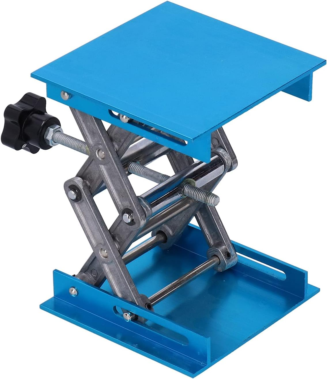 4 X 4 Inch Laboratory Lifting Platform, 100X100Mm Aluminum Oxide Lab Lifting Stand Table, Expandable Lifting Height 52Mm-145Mm