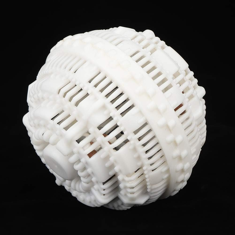 White Plastic Wash Ball, Non Chemical Detergent Laundry Balls, Washing Machine Laundry Cleaning Ball for Washing Machine(White) image number 6