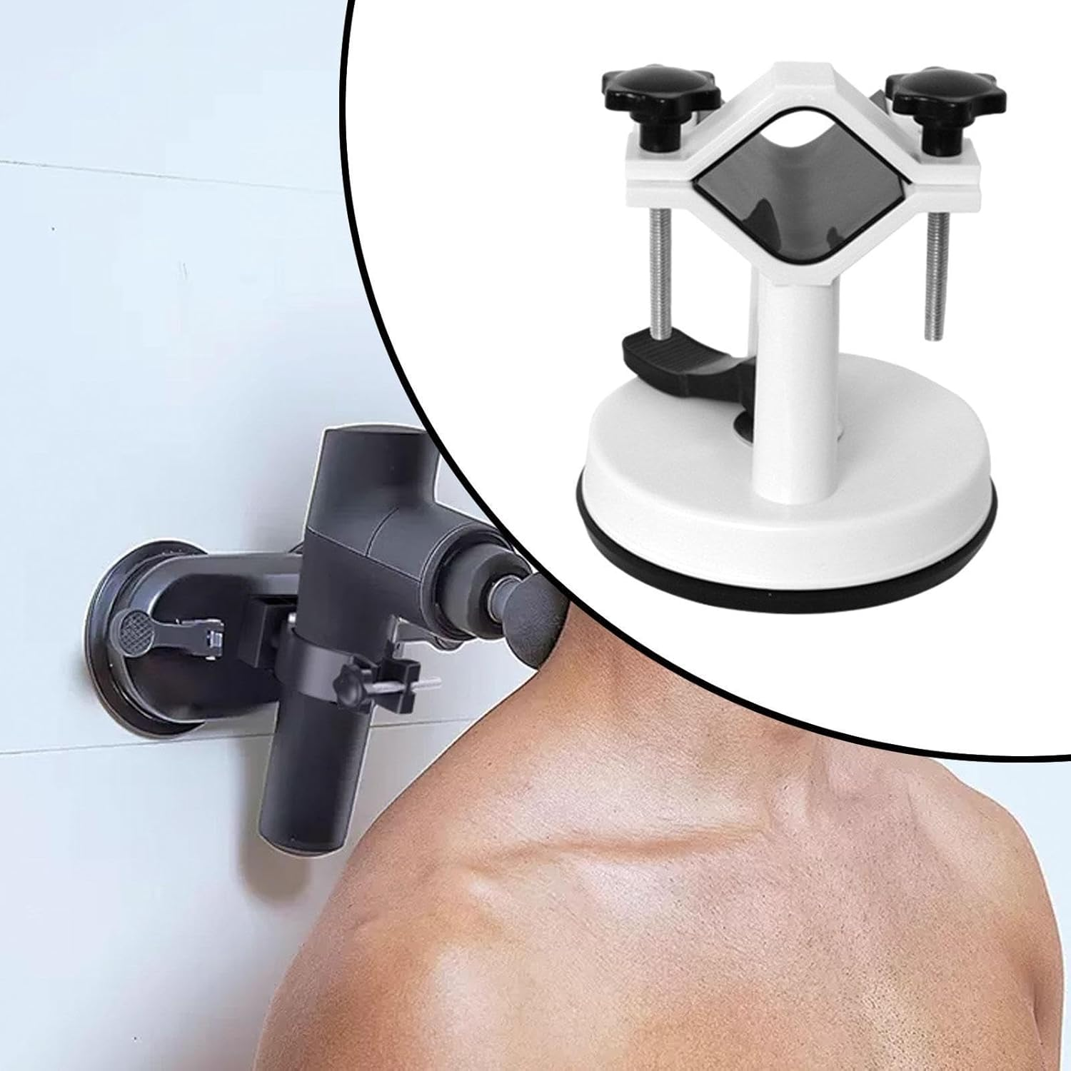 Eigell Massage Machine Holder Massage Grip Holder Wall Mount Easy Setup image number 4