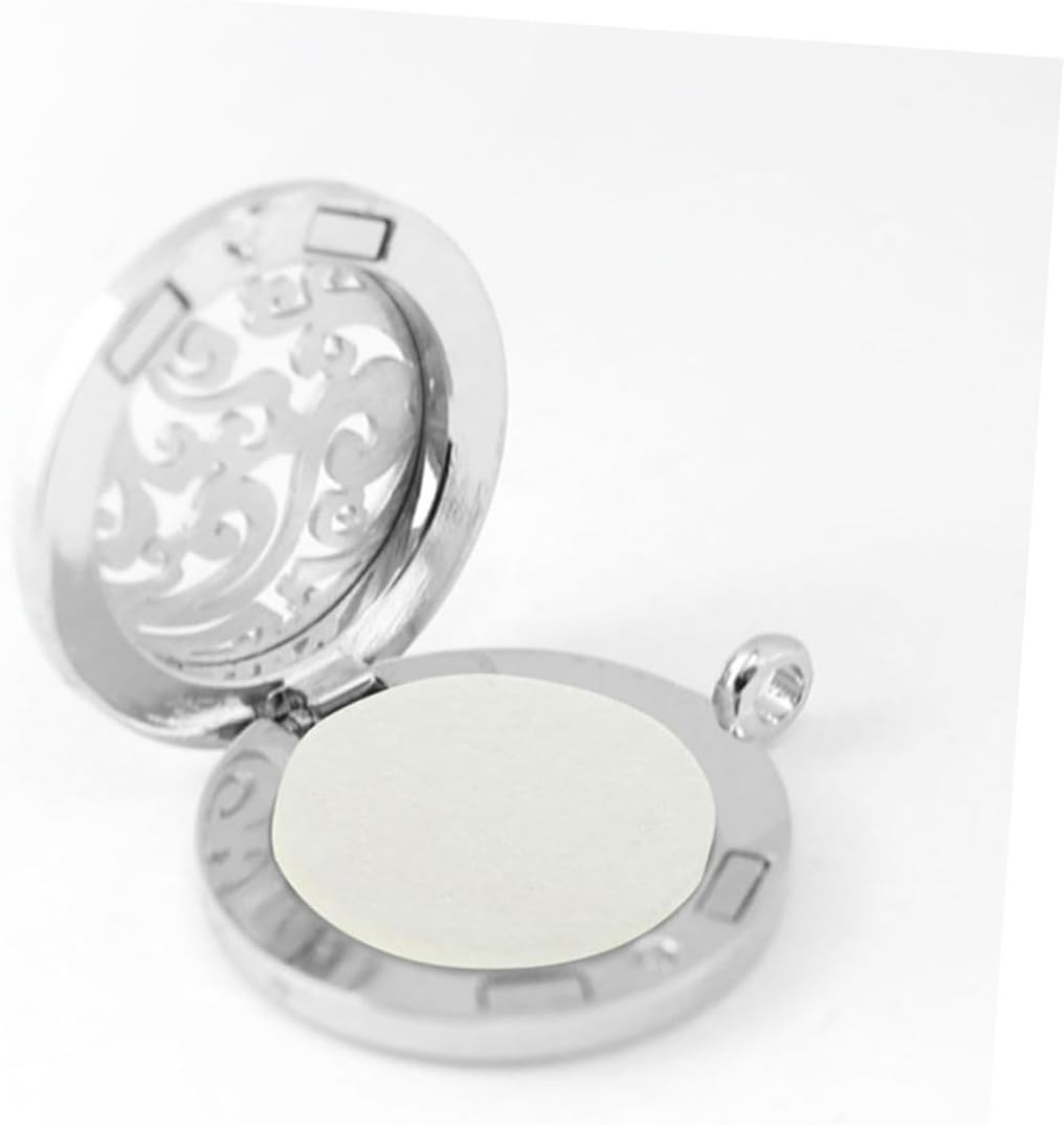 150Pcs round Aromatherapy Diffuser Felt Pads for Essential Oil Pendants Cotton Fiber Replacement Refill Mats for Car Bedroom Office Necklace Locket Unscented image number 4