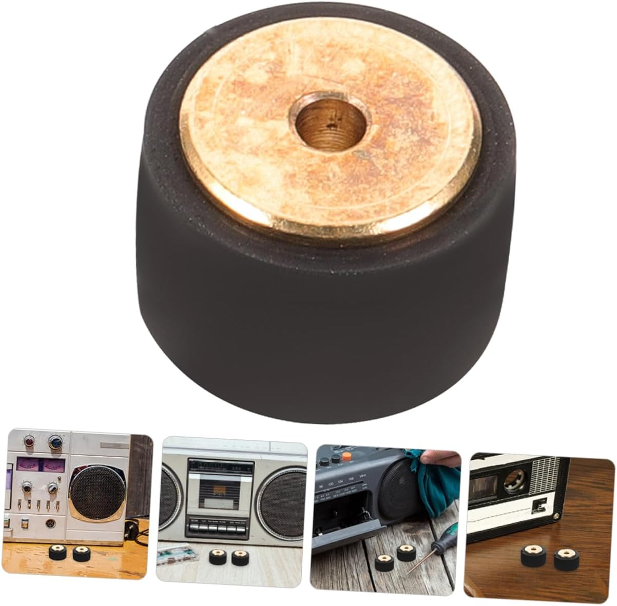 Cassette Tape Player Pinch Roller for Recorder Audio Parts Convenient Radio Supplies for Home Use Material image number 2