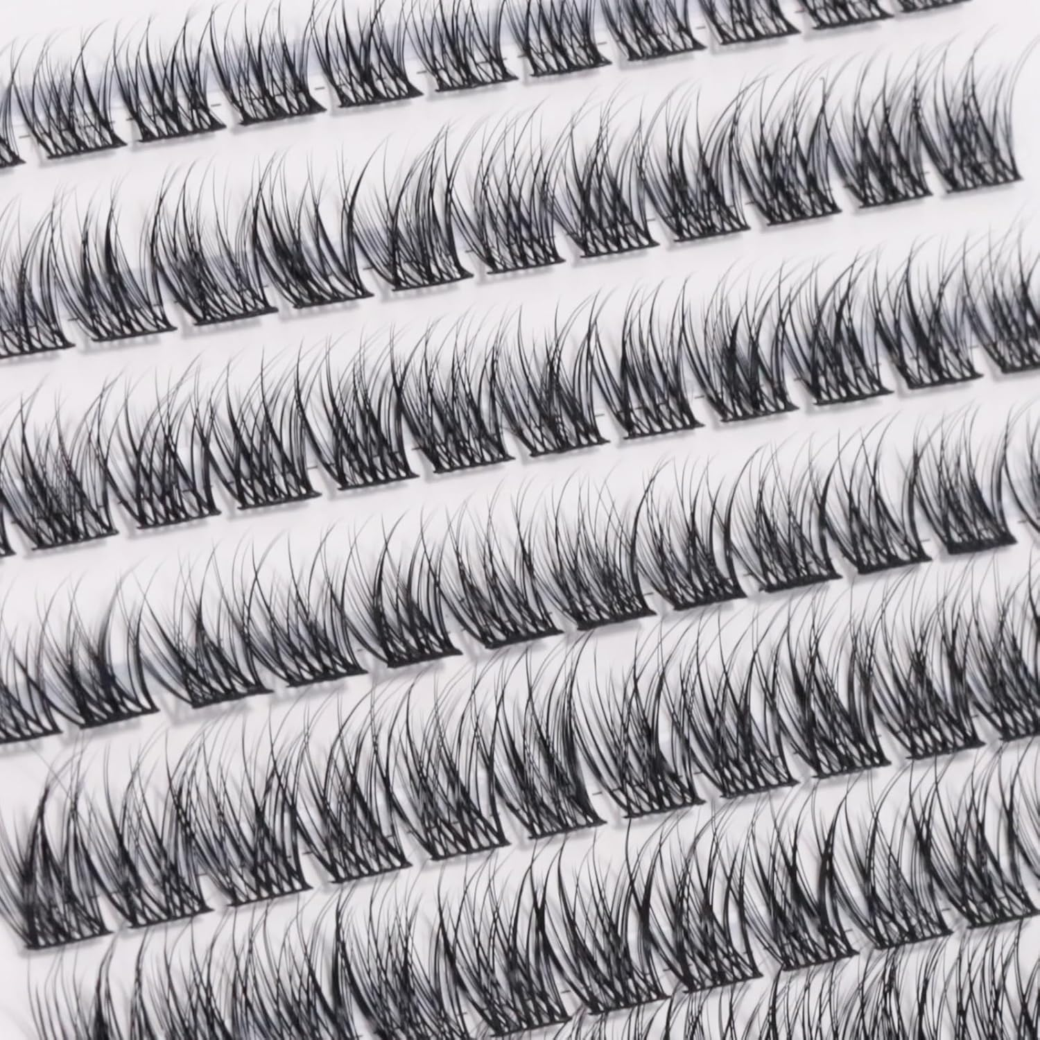 LZM Lash Clusters 84 Pcs C Curl Cluster Lashes Natural Look Wispy Eyelash Extension Eyelash Clusters Thin Band & Soft DIY at Home Mix Length 8-14Mm (WL16) image number 6