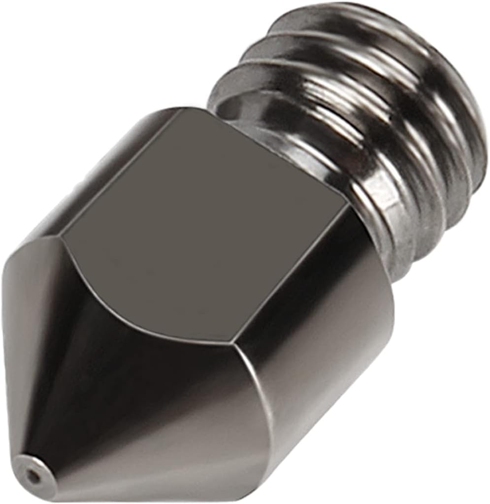 Acbbmns 3-Pack Hardened Steel Nozzle 0.4 Mm/1.75 Mm 3D Printer MK8 Nozzles Fit for Makerbot Creality CR-10 Ender 3 (0.4Mm, 3-Pack)